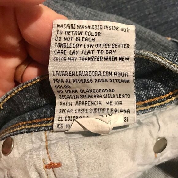 See thru souls size 29 cropped jeans EUC - Picture 3 of 5